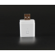 Smart Wi-Fi adapter with 1 USB port Tuya Smart 1CH Color White